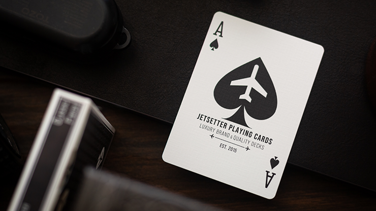 Lounge Edition Marked (Tarmac Black) - Jetsetter Playing Cards