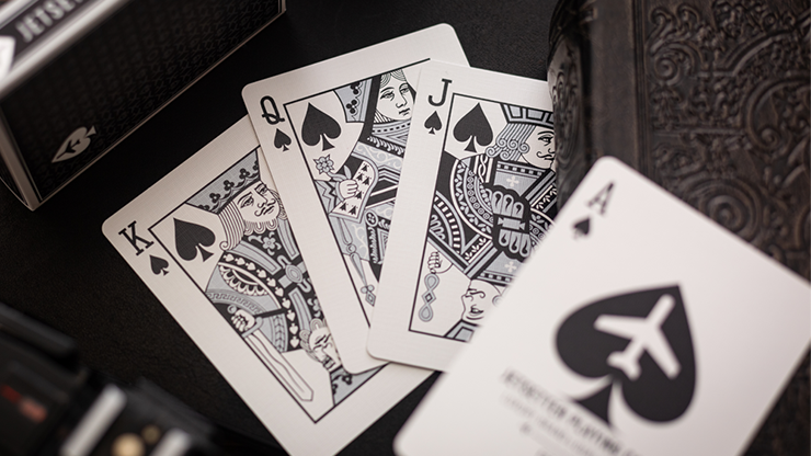 Lounge Edition Marked (Tarmac Black) - Jetsetter Playing Cards