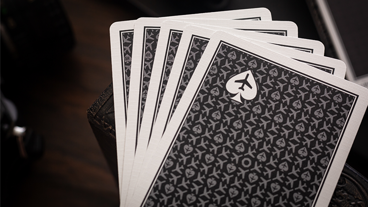 Lounge Edition Marked (Tarmac Black) - Jetsetter Playing Cards