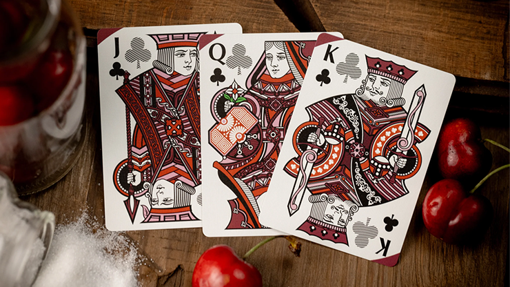 Gilded Cherry Pi Playing Cards - Kings Wild Project 
