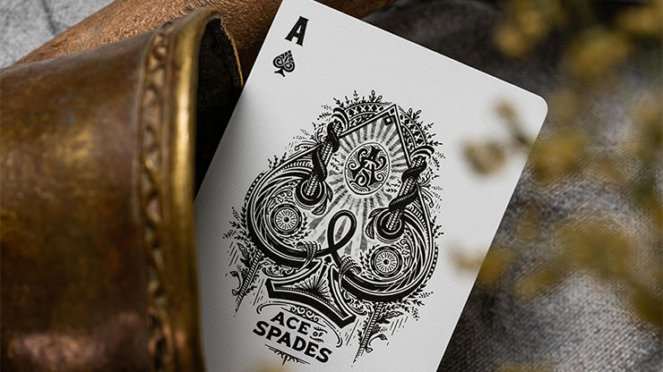 Prestige Playing Cards - White & Gold