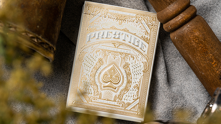 Prestige Playing Cards - White & Gold