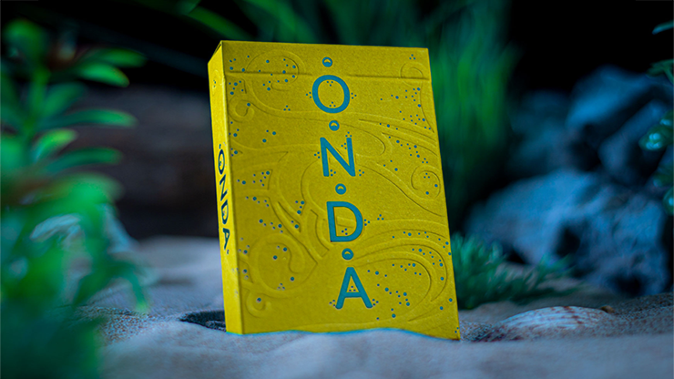 Onda V2 (Yellow) - Jocu Playing Cards