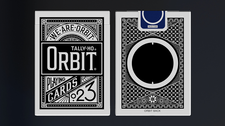 Orbit Tally Ho Circle Back Playing Cards (Black) 