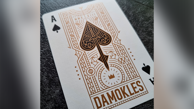 Damokles Cuprum Playing Cards by Thirdway Industries