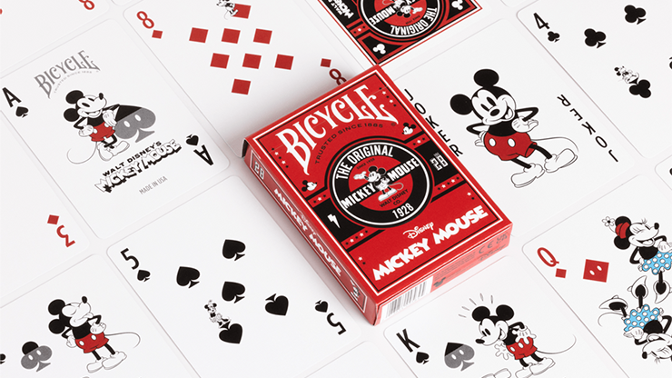 Bicycle Disney Classic Mickey Mouse (Red) Playing Cards