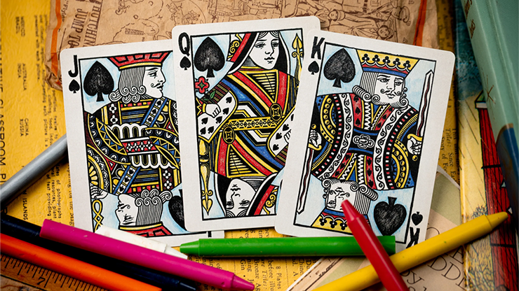 Crayon Playing Cards - Kings Wild Project