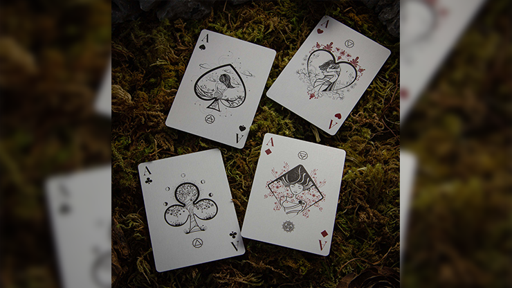 Fillide: A Sicilian Folk Tale Playing Cards V2 (Forest Green) - Jocu