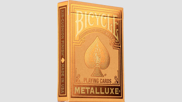 Bicycle MetalLuxe Playing Cards - Orange