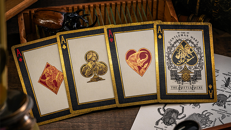 The Beetle Backs (Prestige Limited Edition) Playing Cards - Gentleman Wake