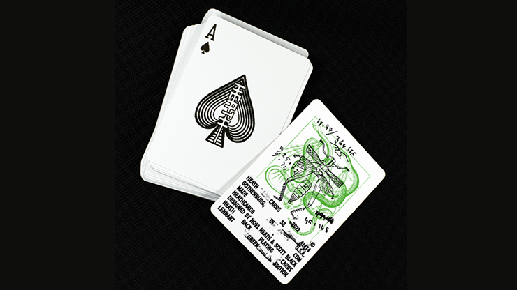 Heath Back Playing Cards - Lennart Green Edition