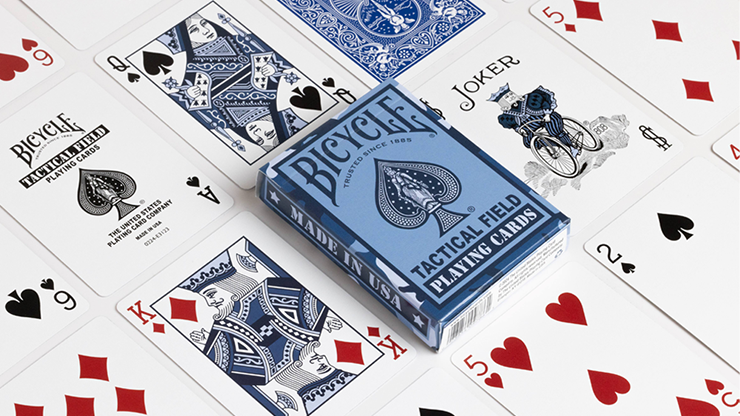 Bicycle Tactical Field (Navy) Playing Cards