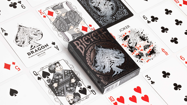 Bicycle Black Dragon Playing Cards