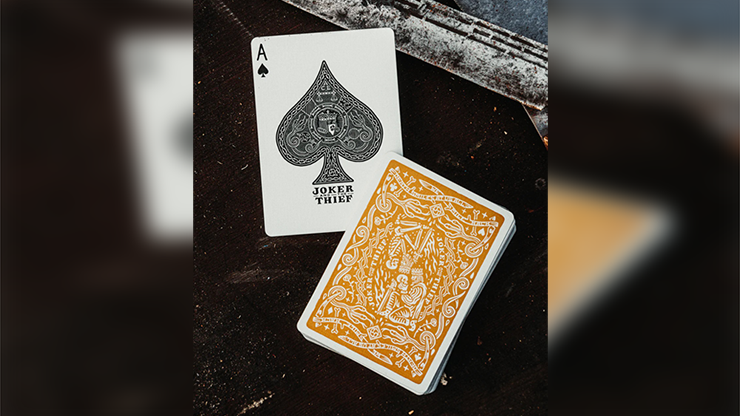 Crown Playing Cards (Gold) - Joker & The Thief