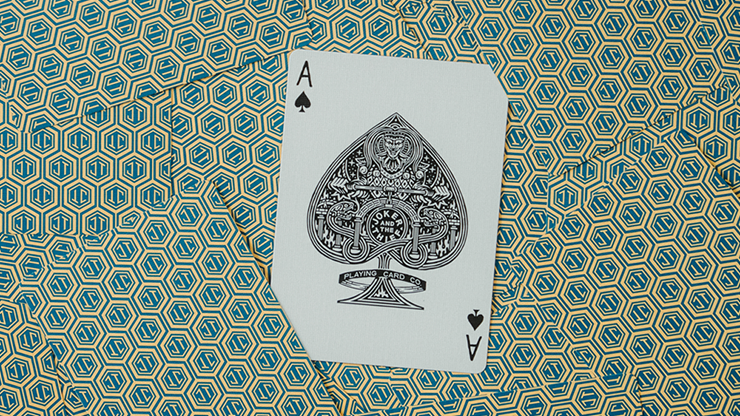 No Borders Honeycomb Playing Cards - Joker & The Thief