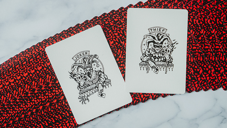 No Borders Crazy Back Playing Cards - Joker & The Thief