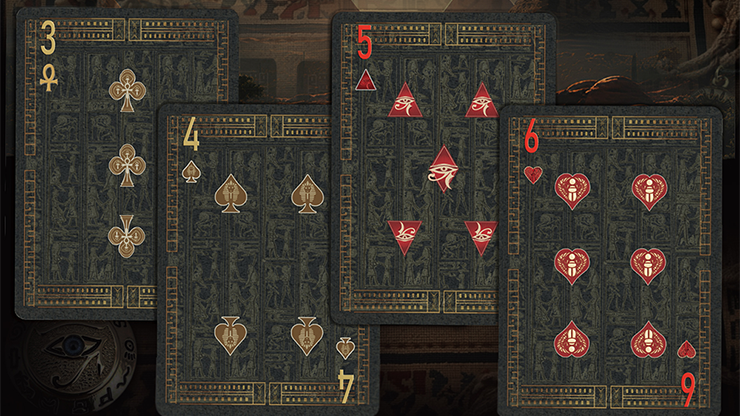 Egypt Mythology Black Edition (Green, Nile) Playing Cards 