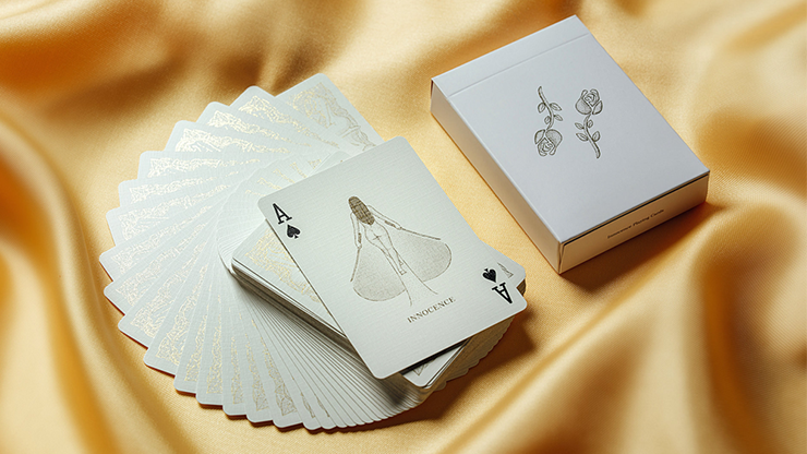 Innocence (Gold Foil Edition) Playing Cards - Black Roses