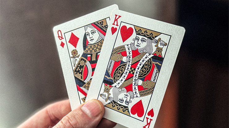 DMC Elites V6 (Red) Portcullis Playing Cards