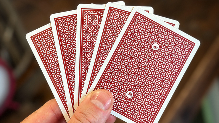 DMC Elites V6 (Red) Portcullis Playing Cards