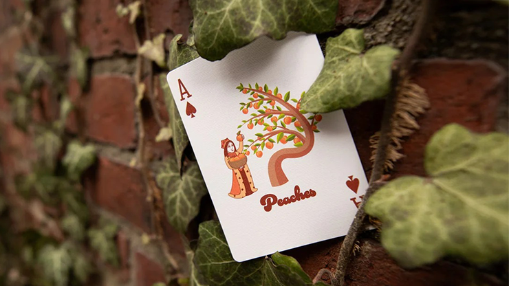 Peach Playing Cards - OPC