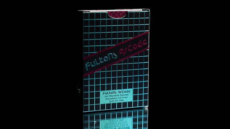 FULTONS Arcade TRON Edition (Pink and Blue Foil) Playing Cards