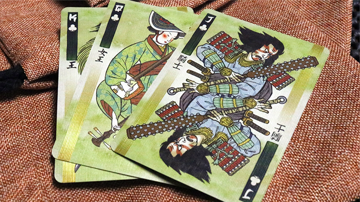 RONIN (Club Clan Edition Green) Playing Cards - Kings Wild Project