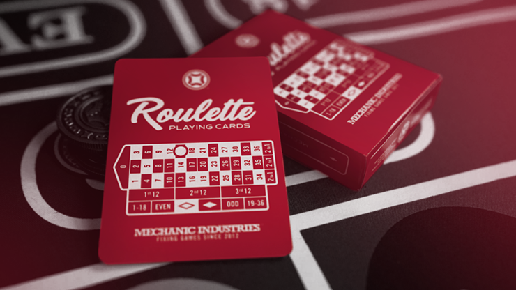 Roulette (Red) Playing Cards