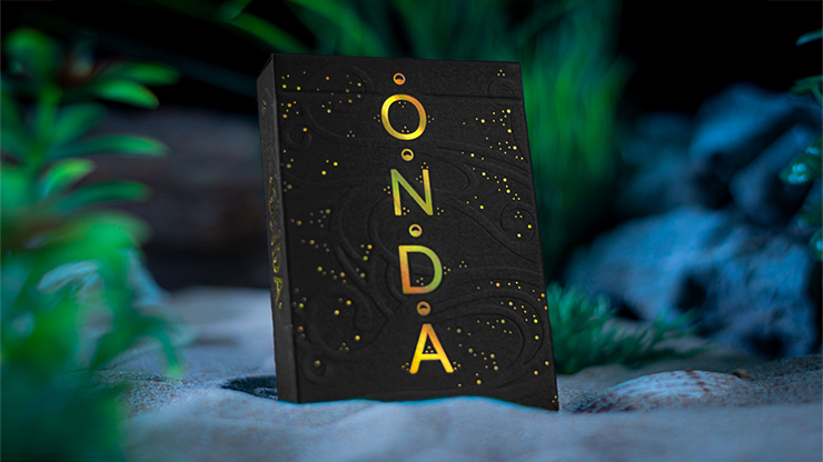 Onda V2 (Black & Gold) - Jocu Playing Cards