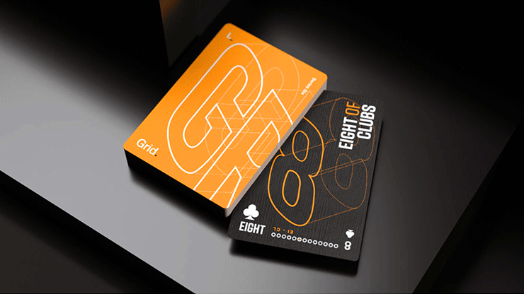 Grid Series Six - Typographic Playing Cards by Luke Wadey
