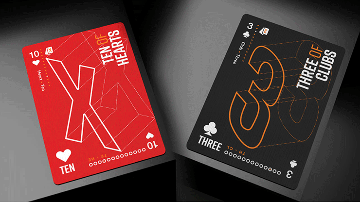 Grid Series Six - Typographic Playing Cards by Luke Wadey