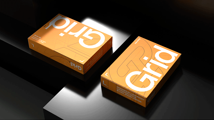 Grid Series Six - Typographic Playing Cards by Luke Wadey