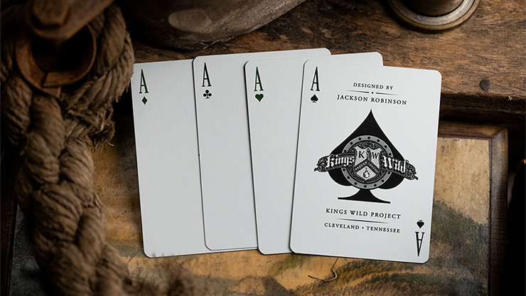 GILDED No.13 Table Players Vol.37 Playing Cards - Kings Wild Project 