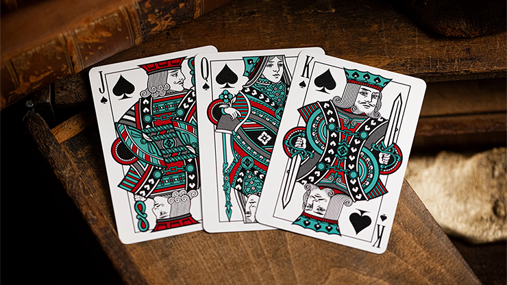GILDED No.13 Table Players Vol.38 Playing Cards - Kings Wild Project