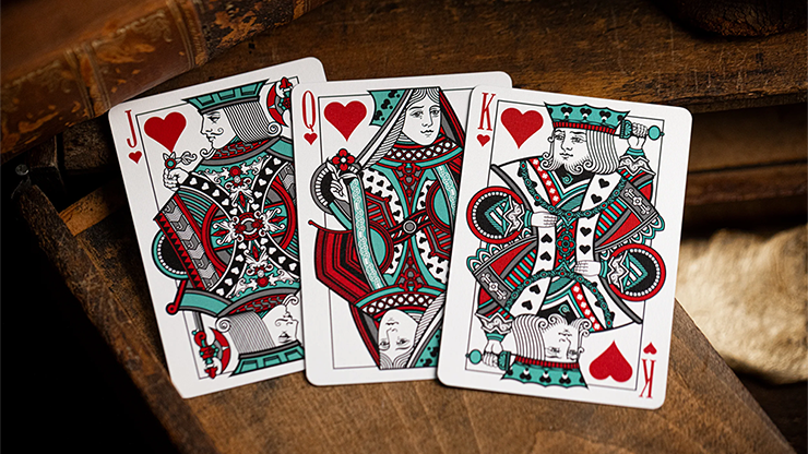 GILDED No.13 Table Players Vol.38 Playing Cards - Kings Wild Project