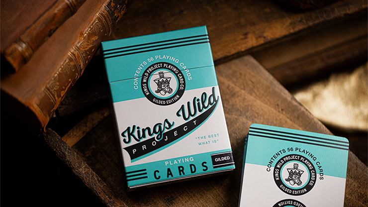 GILDED No.13 Table Players Vol.38 Playing Cards - Kings Wild Project