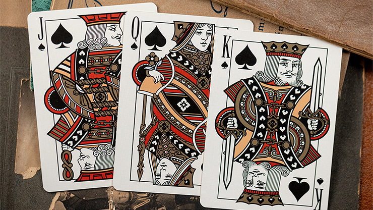 GILDED No.13 Table Players Vol.39 Playing Cards - Kings Wild Project 