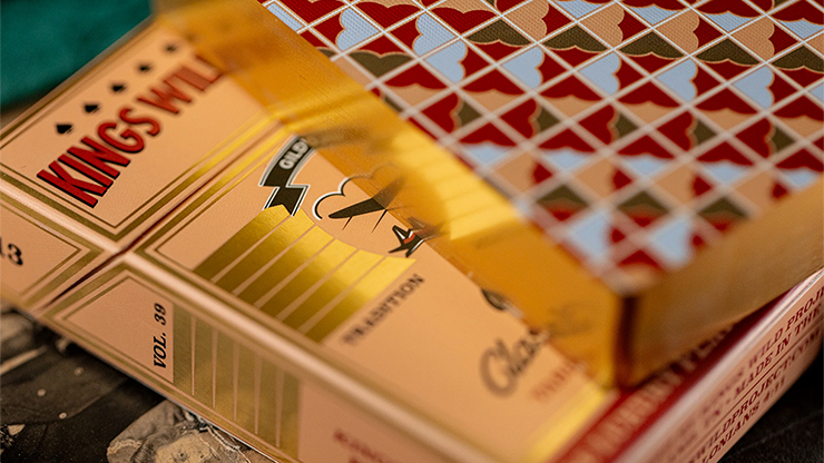 GILDED No.13 Table Players Vol.39 Playing Cards - Kings Wild Project 