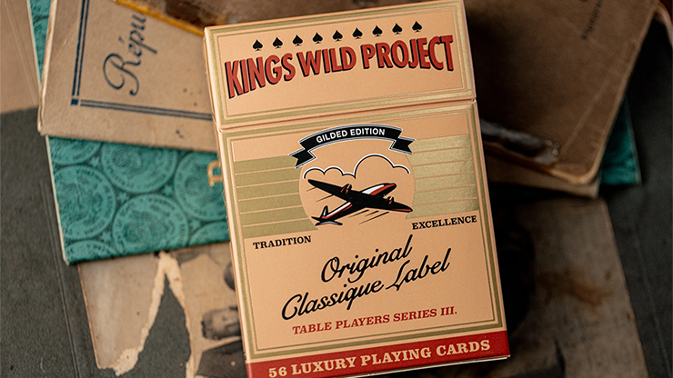 GILDED No.13 Table Players Vol.39 Playing Cards - Kings Wild Project 