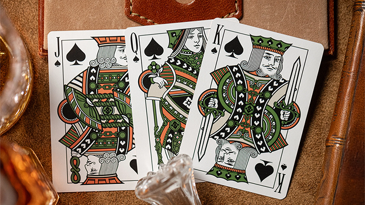 GILDED No.13 Table Players Vol.40 Playing Cards - Kings Wild Project 