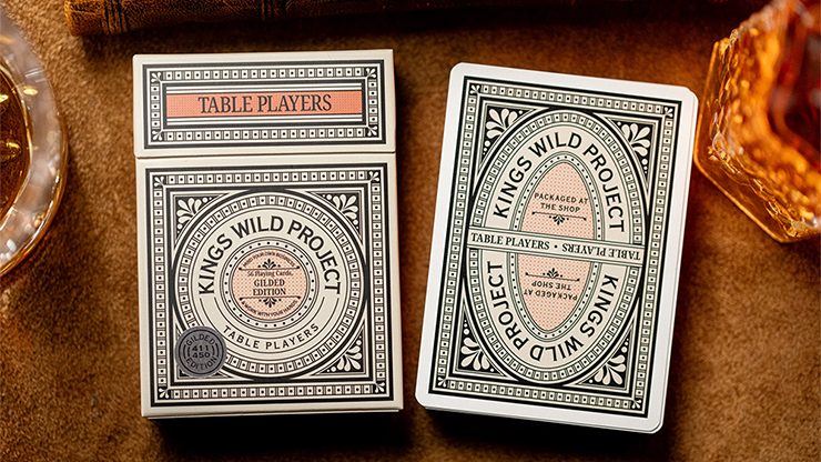 GILDED No.13 Table Players Vol.40 Playing Cards - Kings Wild Project 