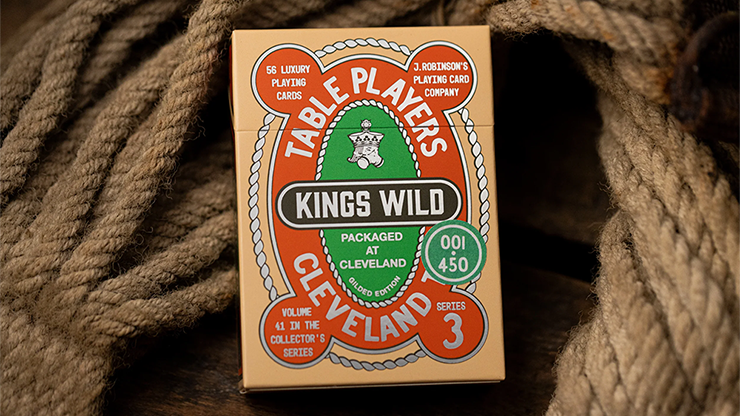 GILDED No.13 Table Players Vol.41 Playing Cards - Kings Wild Project