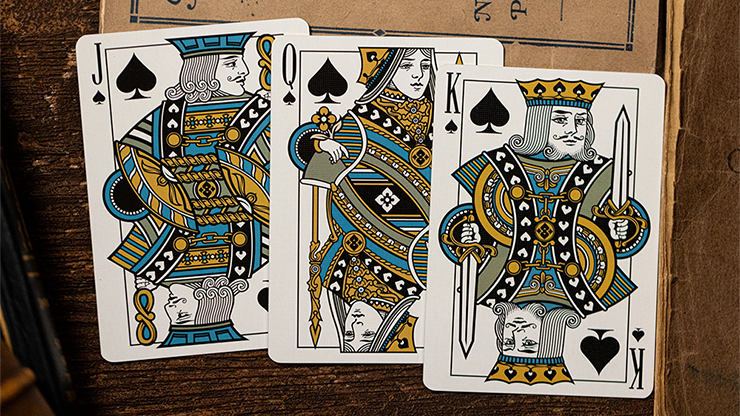 GILDED No.13 Table Players Vol.42 Playing Cards - Kings Wild Project 