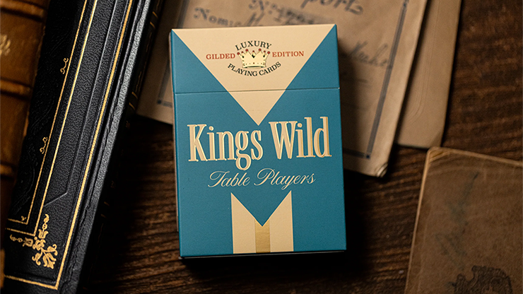 GILDED No.13 Table Players Vol.42 Playing Cards - Kings Wild Project 