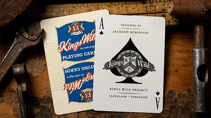 GILDED No.13 Table Players Vol.43 Playing Cards - Kings Wild Project 