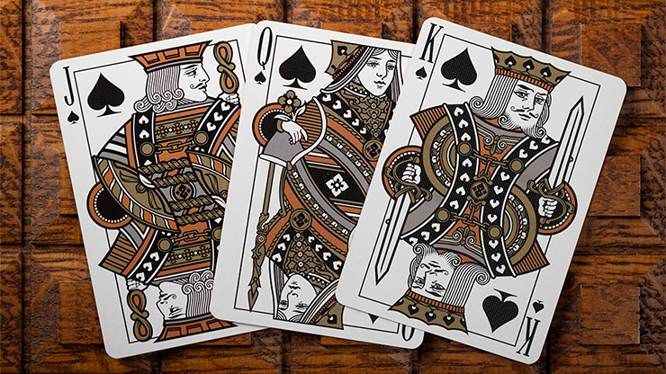 GILDED No.13 Table Players Vol.44 Playing Cards - Kings Wild Project 