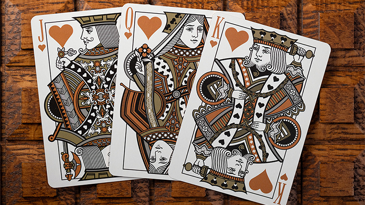 GILDED No.13 Table Players Vol.44 Playing Cards - Kings Wild Project 