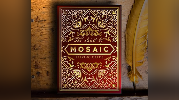 The Spirit of The Mosaic Playing Cards (Red)