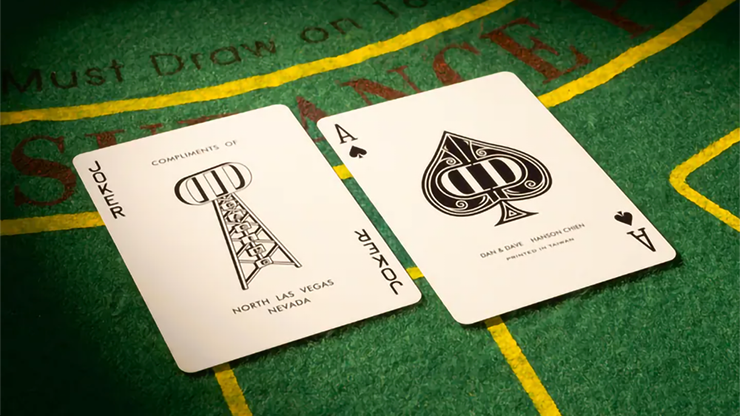 Smoke & Mirrors 1984 (Red) Playing Cards - Dan & Dave