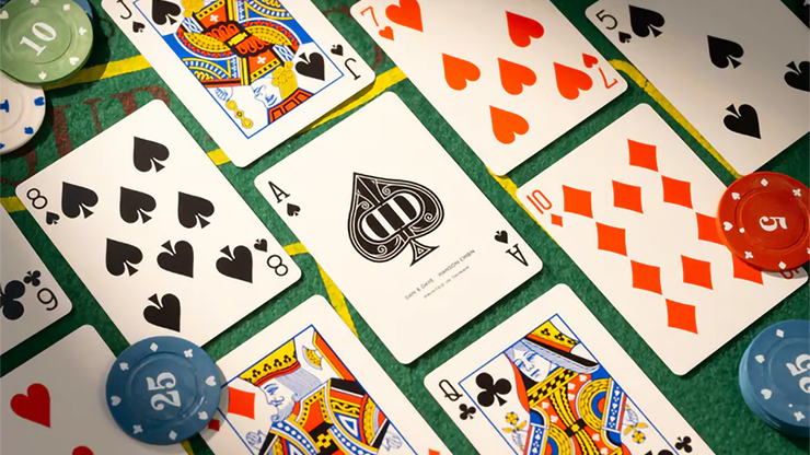 Smoke & Mirrors 1984 (Blue) Playing Cards - Dan & Dave